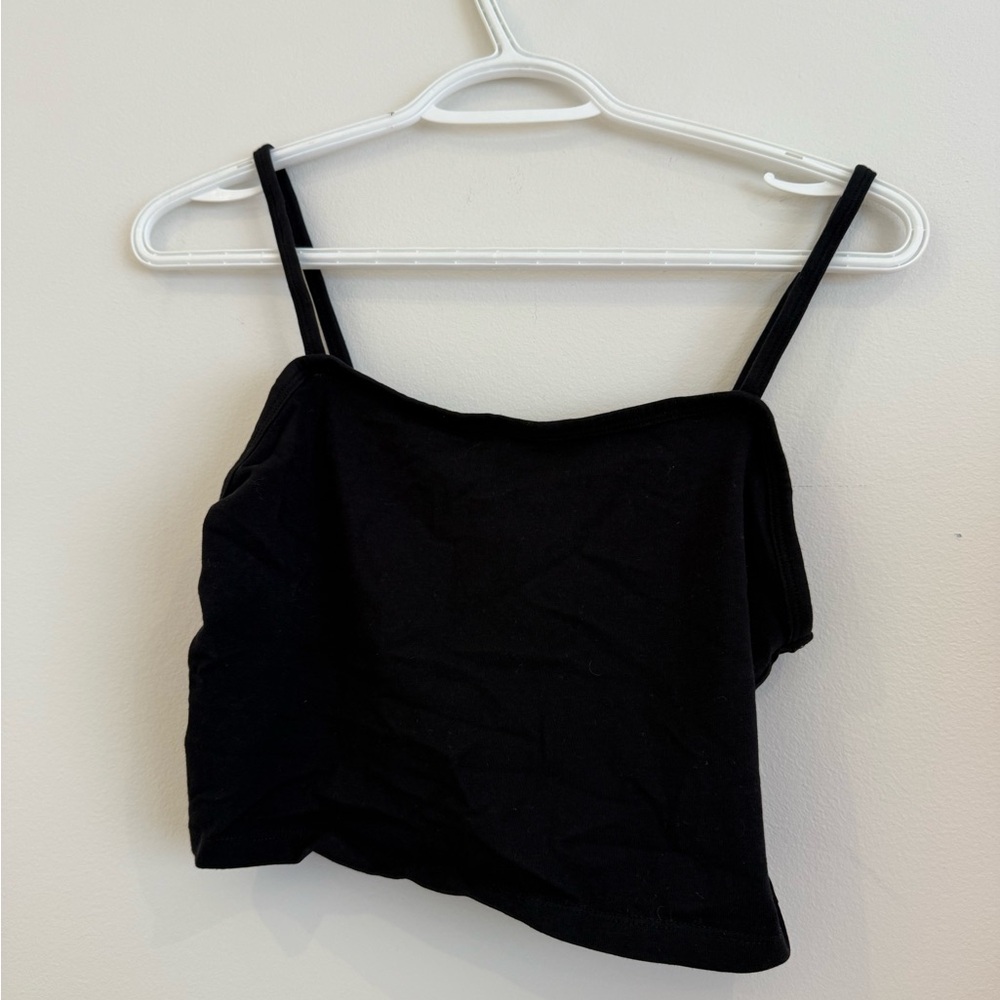Black Women's crop top
